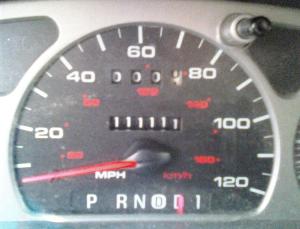 111,111 miles. 111,111 miles