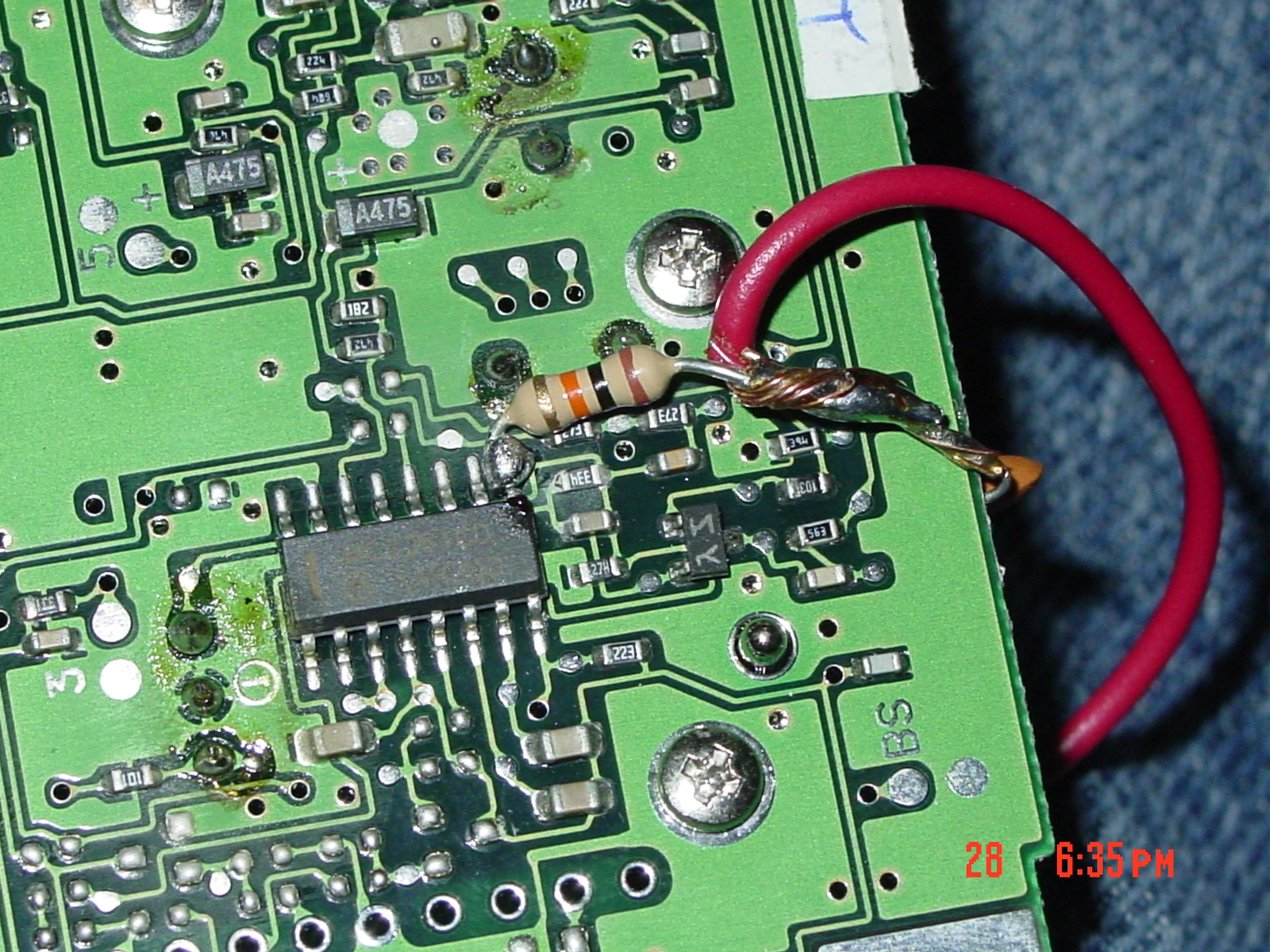 Adding a discriminator to a BC80XLT Scanner